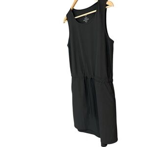 Tilley travel dress EUC S Black Sleeveless Dress with pockets super light!